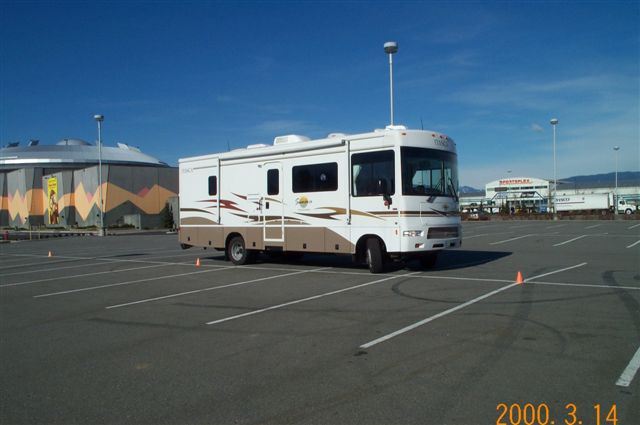 Maneuvering with a Class A Motorhome