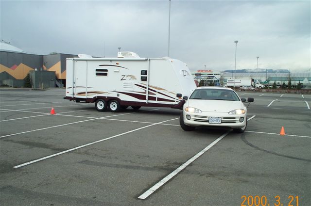 Parking with a Travel Trailer